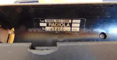 90RL152 /28; Radiola marque (ID = 2805812) Radio