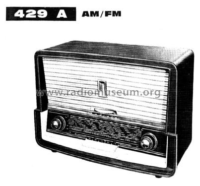 RA429A AM/FM; Radiola marque (ID = 2272566) Radio