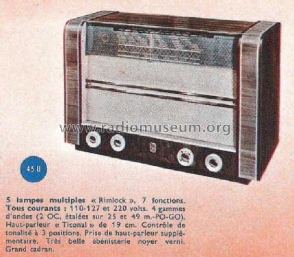 RA45U; Radiola marque (ID = 2651941) Radio