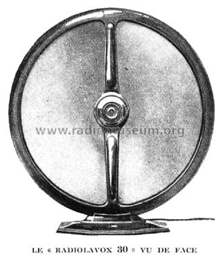 Radiolavox 30; Radiola marque (ID = 2542442) Parleur