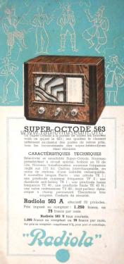 Super Octode RA563U; Radiola marque (ID = 2670398) Radio