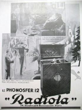 Phonosfer 12; Radiola marque (ID = 1209581) R-Player
