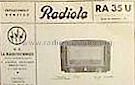 RA35U; Radiola marque (ID = 699791) Radio