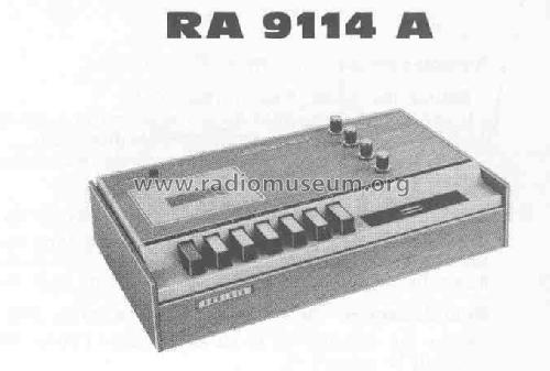 RA9114A; Radiola marque (ID = 1226168) R-Player