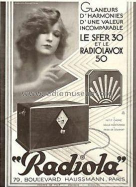 Radiolavox 50; Radiola marque (ID = 689912) Parleur