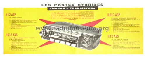 H12 A3P; Radiomatic, S.F.R.T. (ID = 2684633) Car Radio