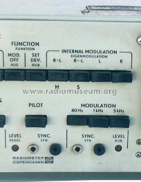Stereo-Generator SMG 1; Radiometer; (ID = 2127095) Equipment