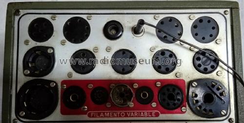 Comprobador de válvulas AF-308/55; Radiométrico, Carlos (ID = 2337380) Equipment