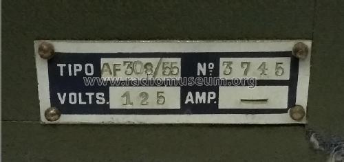 Comprobador de válvulas AF-308/55; Radiométrico, Carlos (ID = 2337381) Equipment