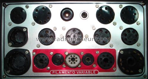 Comprobador de válvulas AF-308/55; Radiométrico, Carlos (ID = 2337391) Equipment