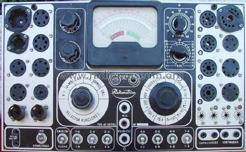 Comprobador de valvulas-multimetro AF-307/52; Radiométrico, Carlos (ID = 1693200) Equipment