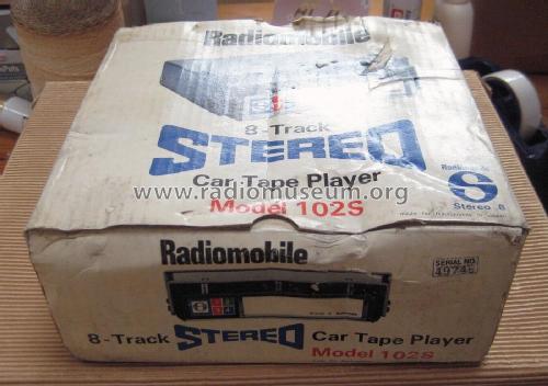 8 Track Stereo Car Tape Player 102S; Radiomobile Ltd., (ID = 2846851) Reg-Riprod