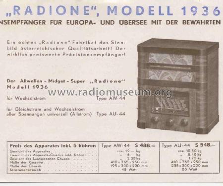 AU44; Radione RADIO (ID = 97513) Radio