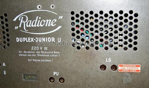 Duplex Junior 58U; Radione RADIO (ID = 2208809) Radio