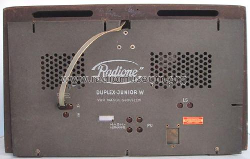 Duplex-Junior W ; Radione RADIO (ID = 315274) Radio