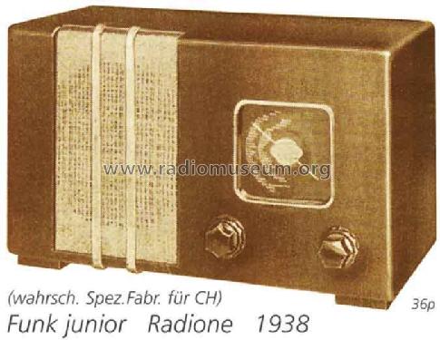 Funk Junior 1939GW; Radione RADIO (ID = 2279) Radio