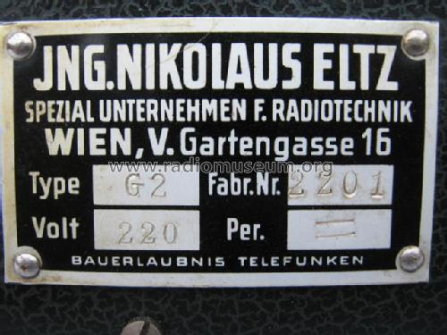 G2; Radione RADIO (ID = 378246) Radio