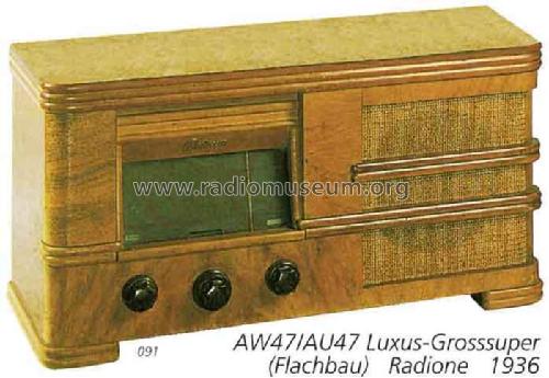 Luxus-Gross-Super AU47L ; Radione RADIO (ID = 2267) Radio