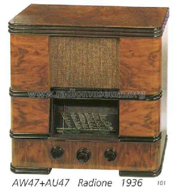 Luxus-Gross-Super AW47 ; Radione RADIO (ID = 711581) Radio