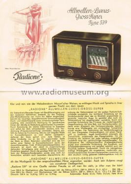 Luxus-Gross-Super 539-A; Radione RADIO (ID = 3029544) Radio