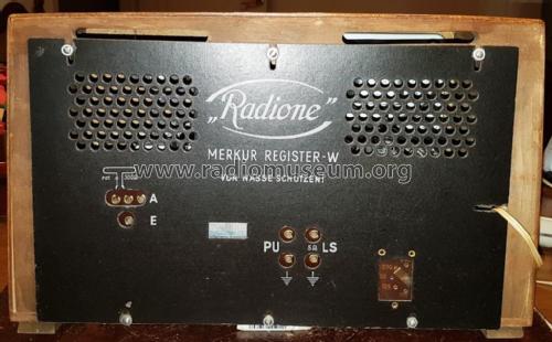 Merkur Register W ; Radione RADIO (ID = 2556440) Radio