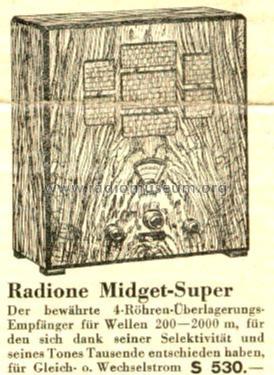 Midget MB3; Radione RADIO (ID = 3945) Radio