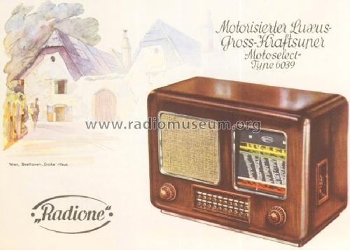 Motoselect 6039A/AW; Radione RADIO (ID = 769239) Radio