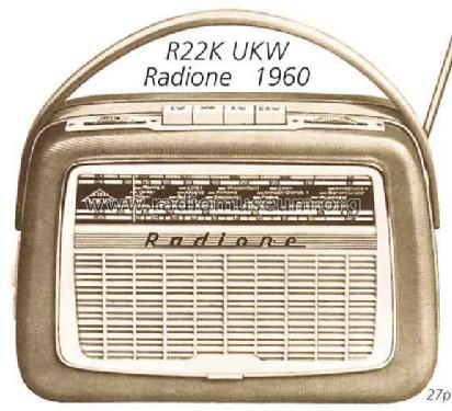 R22K/UKW; Radione RADIO (ID = 2291) Radio