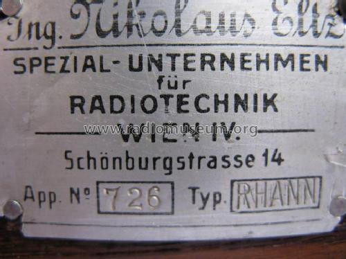 Vierröhren-Reinartz Modell RHANN; Radione RADIO (ID = 538987) Radio