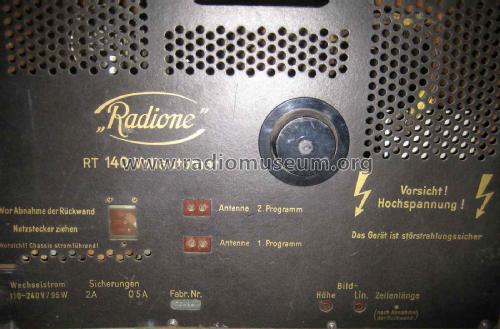 RT140; Radione RADIO (ID = 3155597) Television