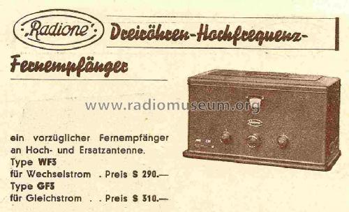 Phono-Kombi WF3; Radione RADIO (ID = 945880) Radio