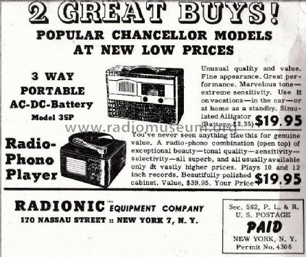 35P ; Radionic Equipment (ID = 1767348) Radio