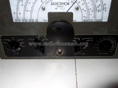 Oscillateur 111B; Radiophon General (ID = 1055548) Equipment