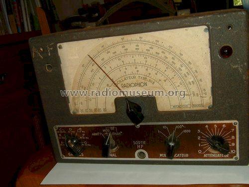 Oscillateur 111B; Radiophon General (ID = 1460054) Equipment