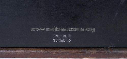 Broadcast Receiver Type RF 11; Radiophone Equipment (ID = 2109141) Radio