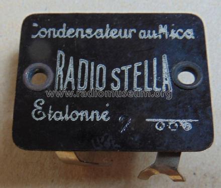 Condensateur au Mica Lamelles mobiles; Radiostella; Paris (ID = 2370804) Radio part