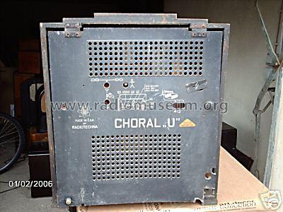Choral U ; Radiotechna, spol. s (ID = 276729) Radio