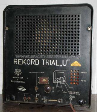 Rekord Trial U ; Radiotechna, spol. s (ID = 211767) Radio