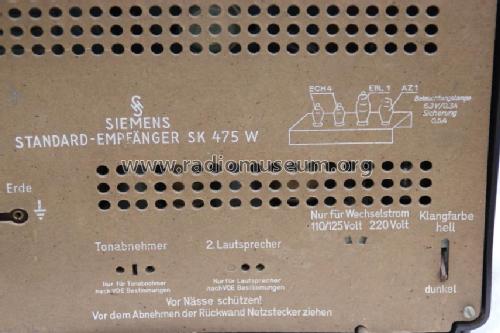 Standard-Super SK475W; Radix, Ing. Ludwig; (ID = 2621413) Radio