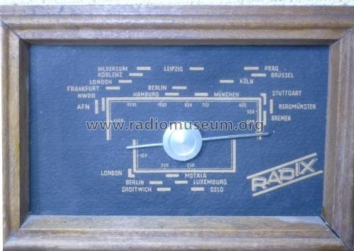 unbekannt ; Radix, Ing. Ludwig; (ID = 2511803) Radio