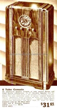 6 Tube Console 16754; Radolek Co., Chicago (ID = 3157747) Radio