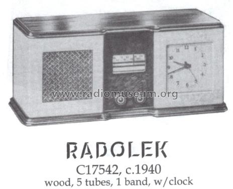 C17542 ; Radolek Co., Chicago (ID = 1462380) Radio