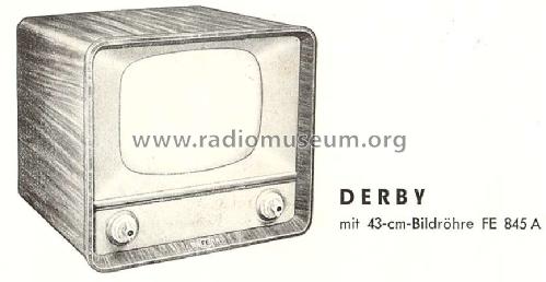 Derby FE845A; Rafena Werke (ID = 175975) Televisore