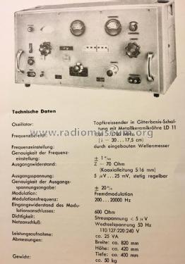 Empfänger- Messsender EMS 562; Rafena Werke (ID = 2391448) Equipment