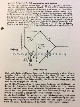 Kalorimetrischer Leistungsmesser KLM 602; Rafena Werke (ID = 2391455) Equipment