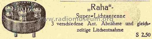 Raha - Super - Lichtantenne ; RaHa, Eugen (ID = 823368) Antenna