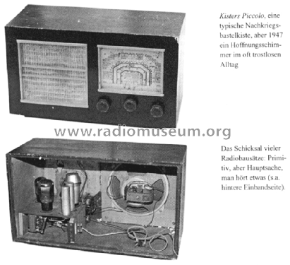 Piccolo - Einkreiser ; RAKI, Radio-Kisters; (ID = 1723193) Radio