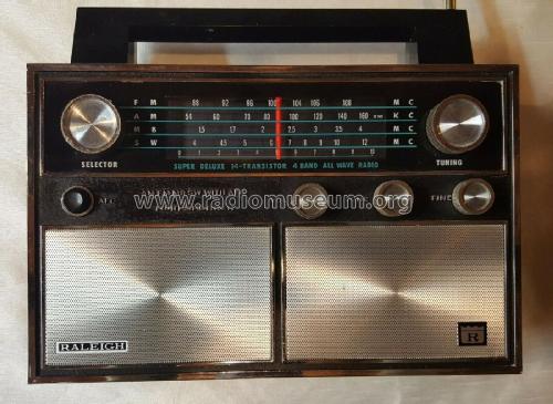 Super Deluxe 14-Transistor 4 Band All Wave FM-1445AC; Raleigh Kaysons (ID = 2379029) Radio