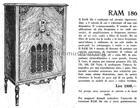 RAM 186 ; RAM R.A.M., Radio (ID = 2389609) Radio