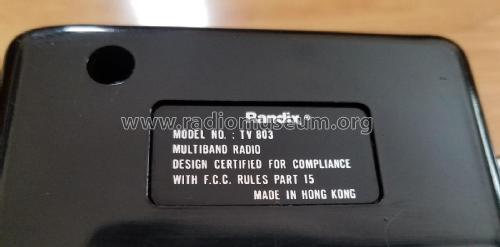 Multiband Radio TV 803; Randix Industries (ID = 2301732) Radio